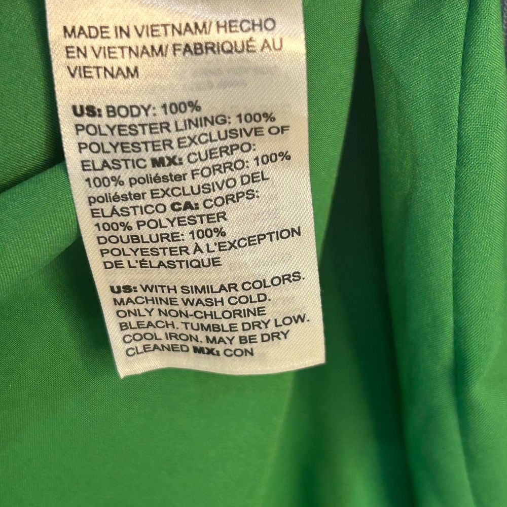 Chico's Green Maxi Dress with Yellow Floral Print - Picture 8 of 9